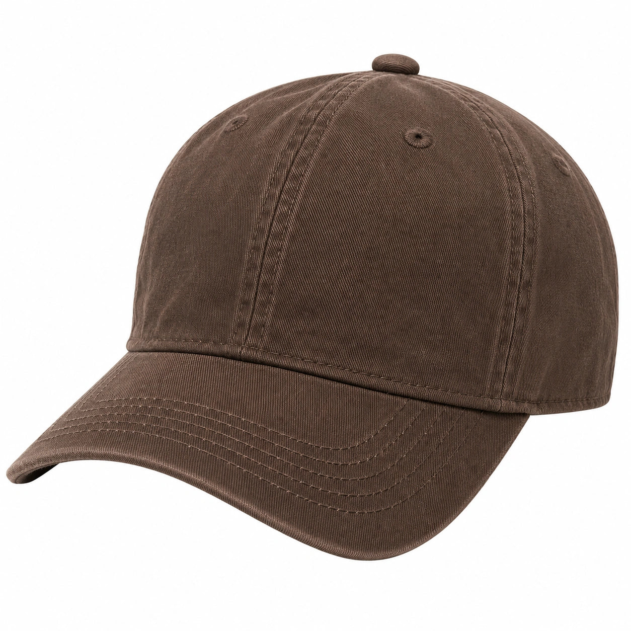 Casquette Classique Réglable Marron Unisexe