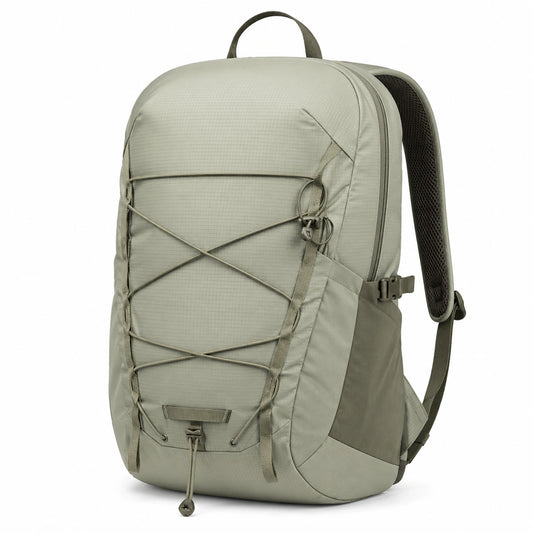 Sac à dos de randonnée 30L vert avec cordon élastique