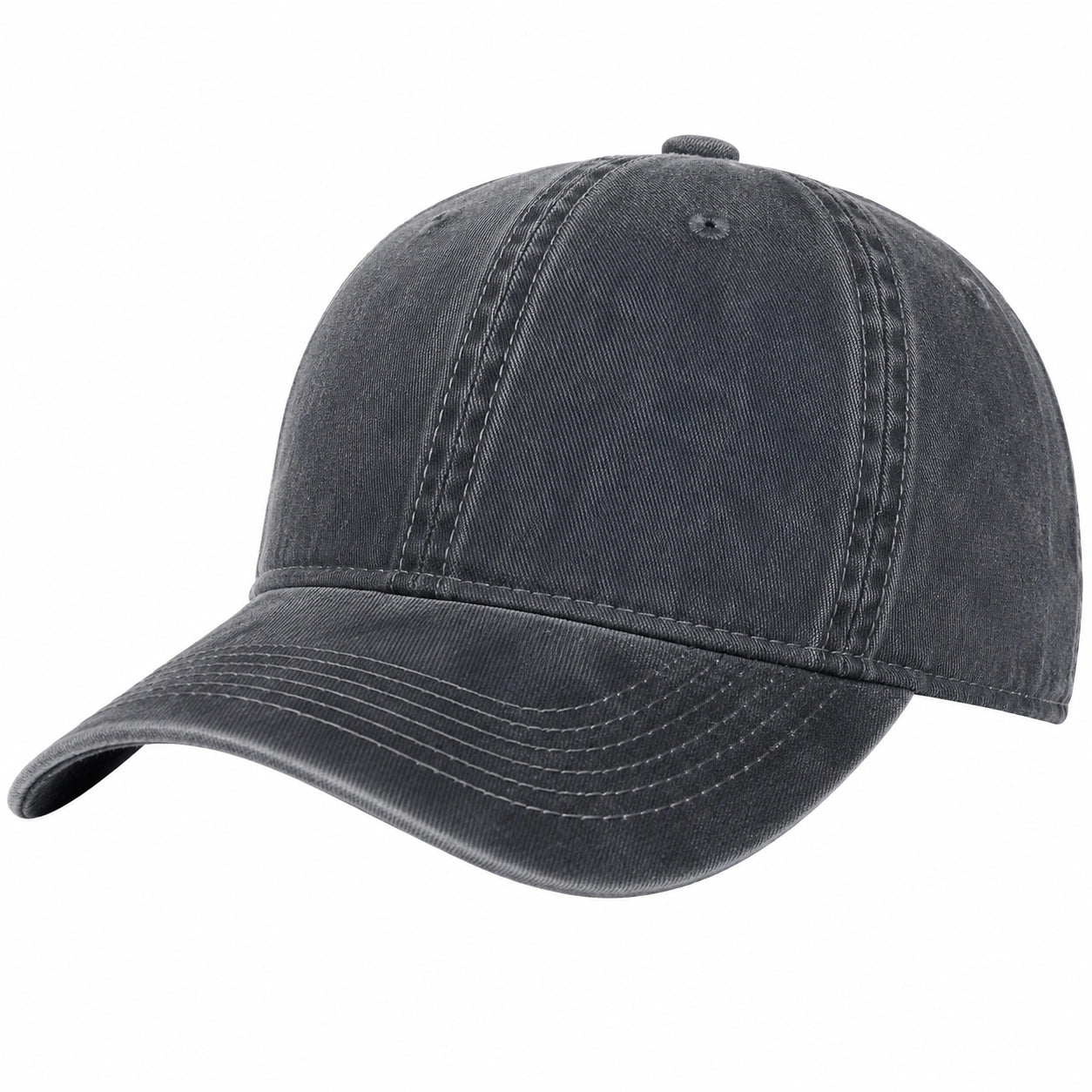 Casquette de baseball gris foncé réglable