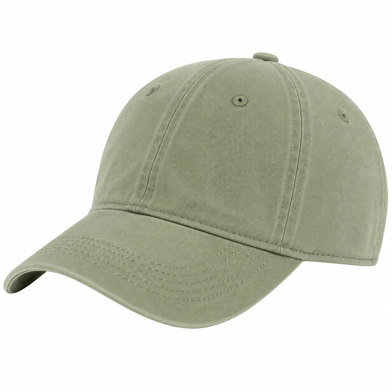 Casquette Verte Ajustable avec Visière Courbée