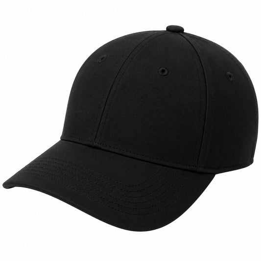 Casquette de baseball noire ajustable