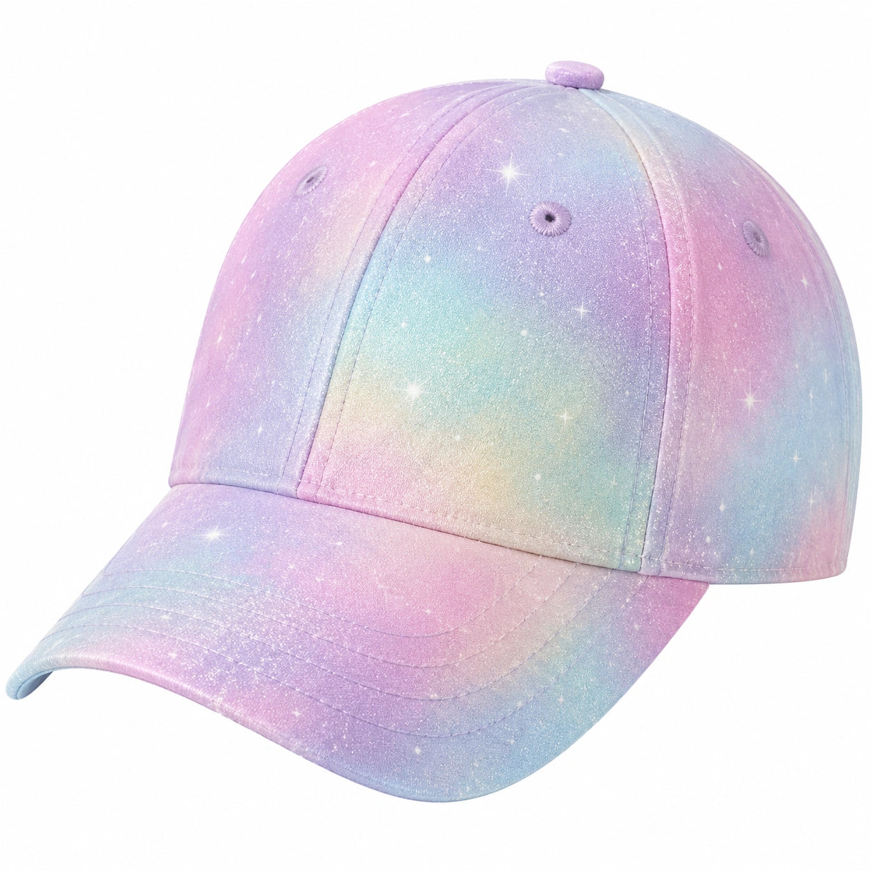Casquette de Baseball Étoilée Multicolore Pastel Réglable