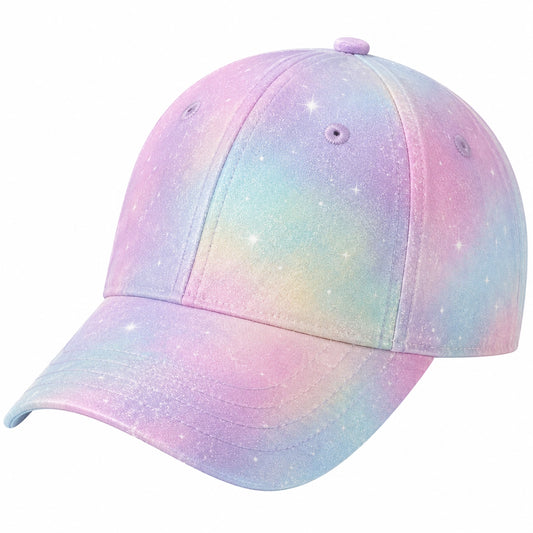 Casquette de Baseball Étoilée Multicolore Pastel Réglable