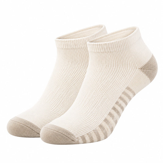 Chaussettes Courtes Beiges pour Femme - Pointure EU 36-42