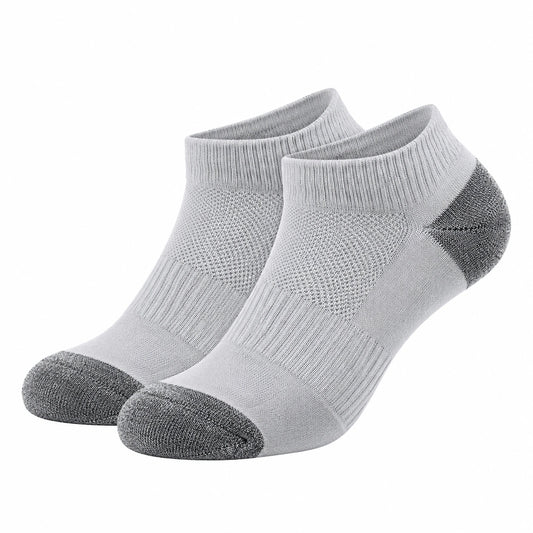 Chaussettes Basses Respirantes Gris Clair et Gris Foncé