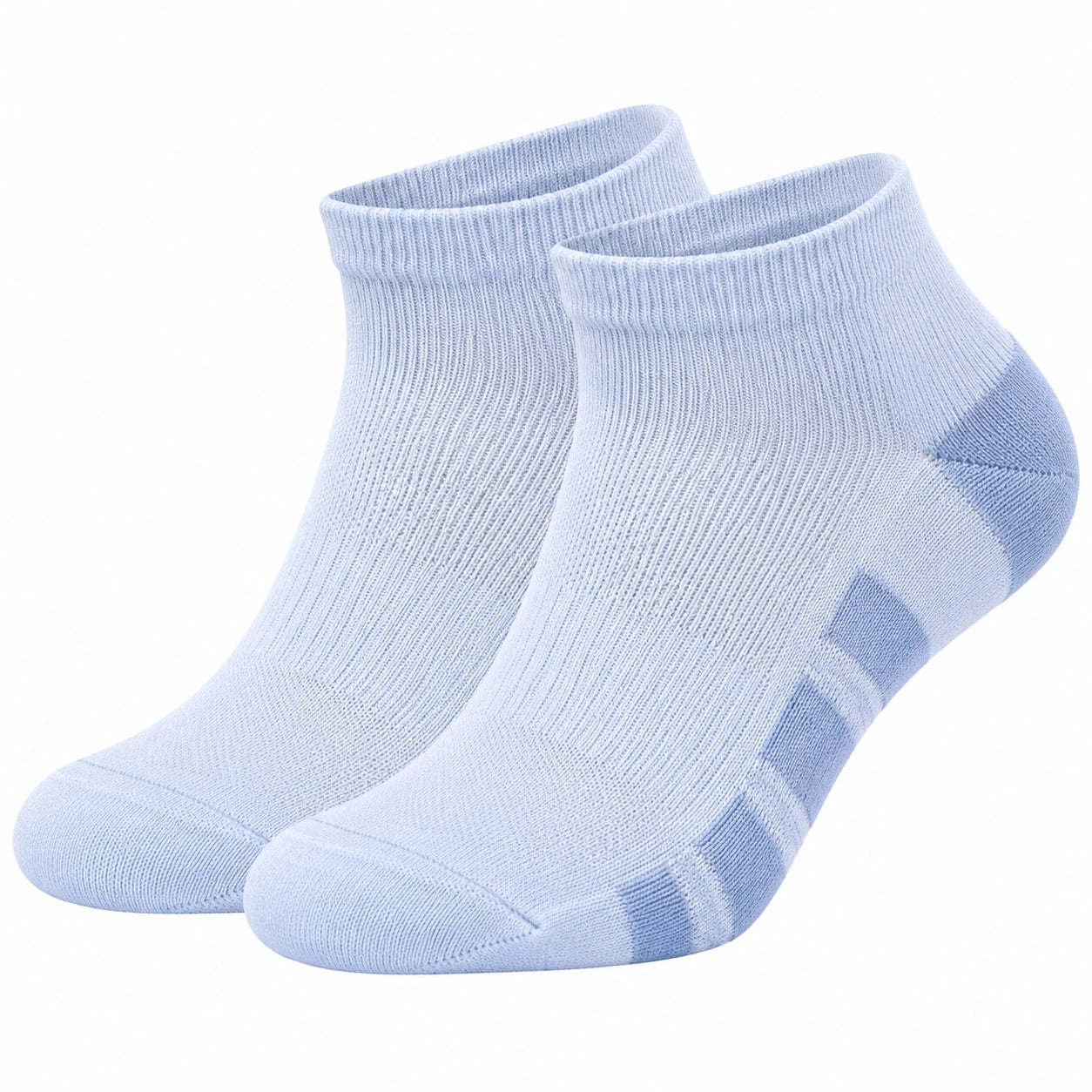 Chaussettes courtes confort bleu ciel