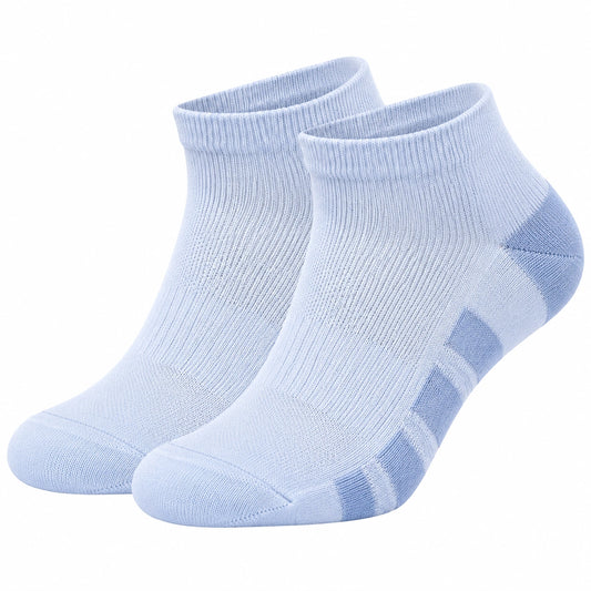 Chaussettes courtes confort bleu ciel