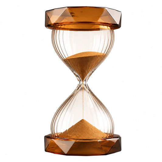 Sablier en Verre Ambre 30 Minutes